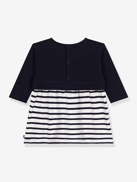 Set met 3 slipjes met hartjes PETIT BATEAU marineblauw - vertbaudet enfant 