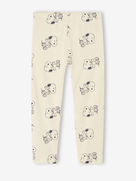 Pyjama meisjes Snoopy Peanuts® vanille - vertbaudet enfant 