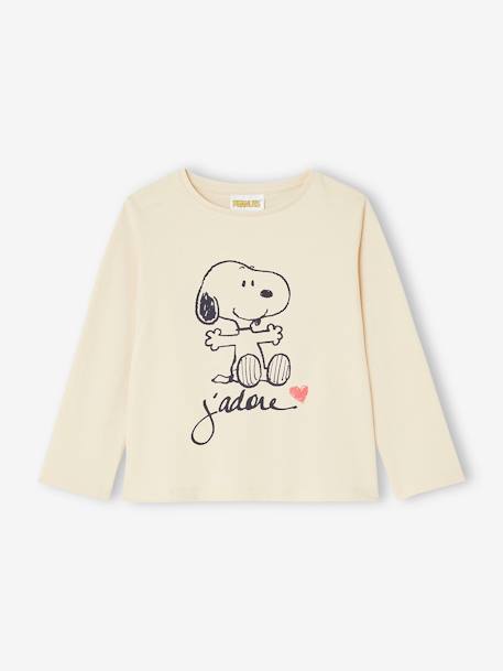 Pyjama meisjes Snoopy Peanuts® vanille - vertbaudet enfant 