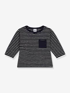 Baby-T-shirt, souspull-T-shirt-Katoenen baby-T-shirt met lange mouwen van jersey PETIT BATEAU