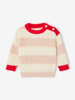 -Matchy matchy gestreepte babytrui familie-capsulecollectie