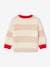 Matchy matchy gestreepte babytrui familie-capsulecollectie roze, gestreept - vertbaudet enfant 