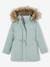 3-in-1 parka met capuchon meisje DARK GREEN+groengrijs+marineblauw+PURPLE DARK - vertbaudet enfant 