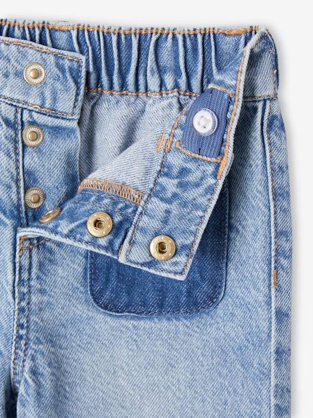 Wijde jeans babymeisje stone - vertbaudet enfant 