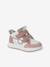 Hoge kindersneakers met klittenband veel roze - vertbaudet enfant 