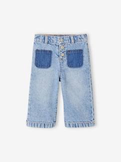 Baby-Wijde jeans babymeisje