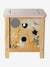 Grote houten activiteitenkubus Beige LOVELY FARM+roze+rozen+Tanzania - vertbaudet enfant 