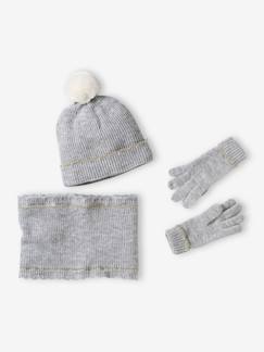 Meisje-Set muts snood handschoenen/handschoenen zonder vingers meisjes