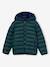 Licht donsjack met capuchon voor jongens met gerecyclede polyester vulling blauw+COGNAC+Engels groen+groen+jeansblauw+marineblauw+petrolblauw - vertbaudet enfant 