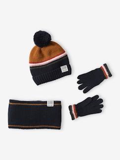 Jongens-Set-Set muts snood handschoenen/wanten 2/3 jaar