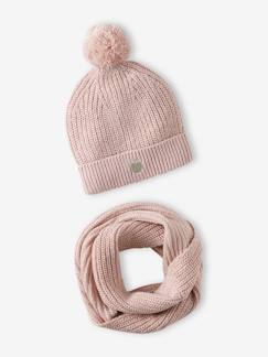 Meisje-Set-Set met muts en snood meisjes