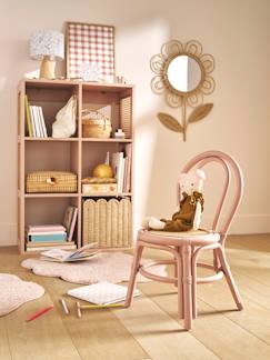 Slaapkamer en Opbergoplossingen-Slaapkamer-Stoeltje, tabouret, zetel-Kinder Stuhl aus Rattan POESIE, Sitzhöhe 30 cm