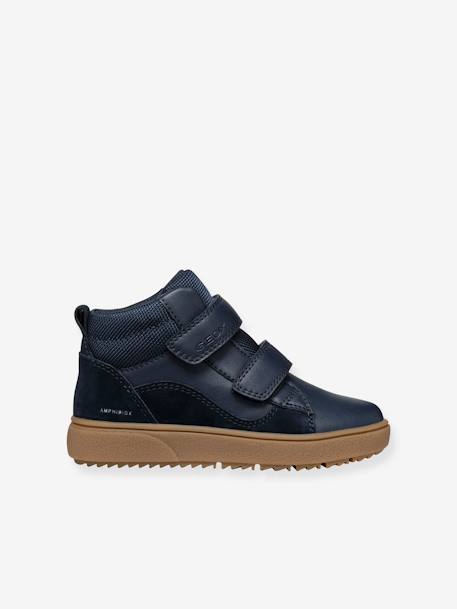 Hoge sneakers met klittenband voor kinderen J Theleven Boy B ABX GEOX® marineblauw - vertbaudet enfant 