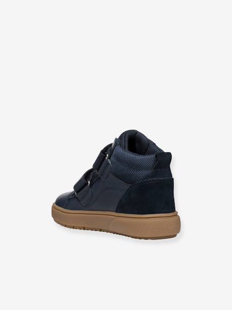 Hoge sneakers met klittenband voor kinderen J Theleven Boy B ABX GEOX® marineblauw - vertbaudet enfant 