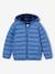 Licht donsjack met capuchon voor jongens met gerecyclede polyester vulling blauw+COGNAC+Engels groen+groen+jeansblauw+marineblauw - vertbaudet enfant 