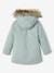 3-in-1 parka met capuchon meisje DARK GREEN+groengrijs+marineblauw+PURPLE DARK - vertbaudet enfant 