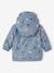 Baby Regenjacke mit Teddyfleecefutter und Recycling-Polyester blauw, bedrukt - vertbaudet enfant 