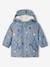 Baby Regenjacke mit Teddyfleecefutter und Recycling-Polyester blauw, bedrukt - vertbaudet enfant 