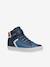 Hoge sneakers met klittenband Gisli Boy GEOX® marineblauw - vertbaudet enfant 