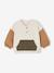 Babyset fleece sweater + fluwelen broek ivoor+vanille - vertbaudet enfant 