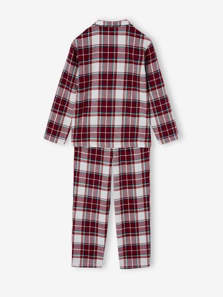 Geruite kerstpyjama voor kinderen familie-capsulecollectie rood, geruit - vertbaudet enfant 