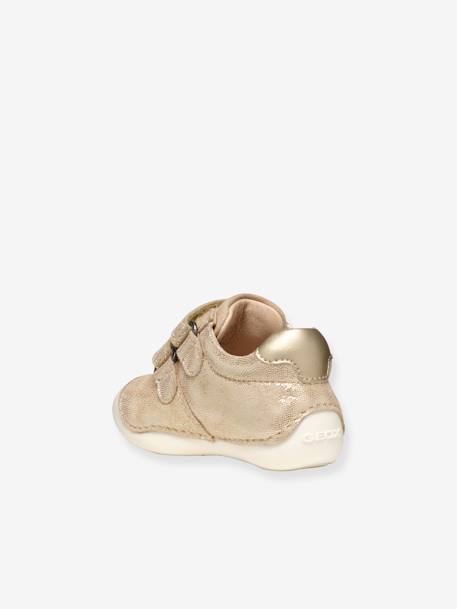 Soepele babyschoentjes om mee te kruipen B Tutim GEOX® goudbeige - vertbaudet enfant 