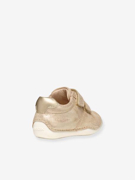 Soepele babyschoentjes om mee te kruipen B Tutim GEOX® goudbeige - vertbaudet enfant 