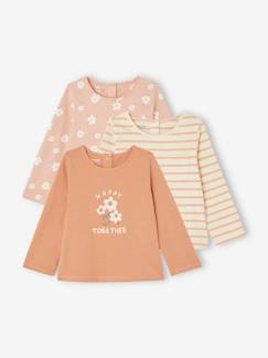 Set van 3 T-shirts Basics baby  - vertbaudet enfant