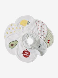 -Set van 7 babyslabbetjes