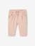 Fleece-pantalon voor meisjesbaby ecru+grijsblauw+koper met print+roze (poederkleur)+saliegroen - vertbaudet enfant 