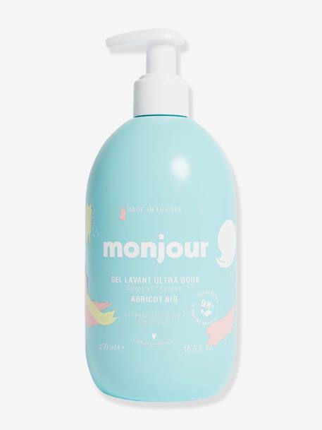 Reinigingsgel voor haar en lichaam 500ml MONJOUR blauw - vertbaudet enfant 