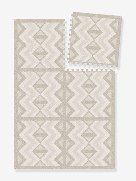 Kilim EEVEVE puzzel speelmat groen+zandbeige - vertbaudet enfant 