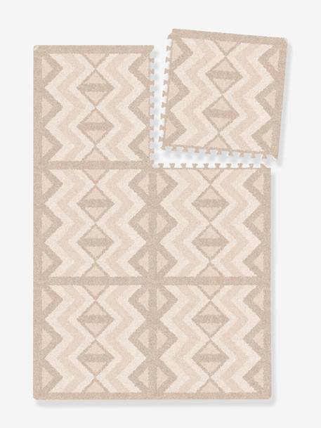 Kilim EEVEVE puzzel speelmat groen+zandbeige - vertbaudet enfant 