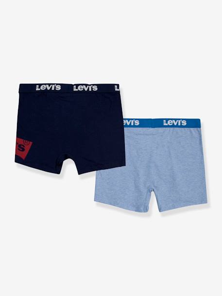 Set van 2 LEVI'S Batwing jongensboxershorts marineblauw - vertbaudet enfant 