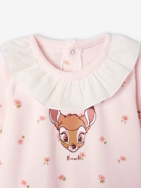 Set van 2 fluwelen slaappakjes voor baby's Disney® Bambi rozen - vertbaudet enfant 