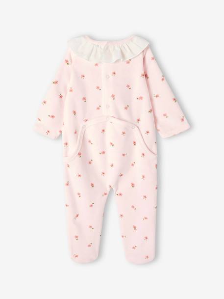 Set van 2 fluwelen slaappakjes voor baby's Disney® Bambi rozen - vertbaudet enfant 