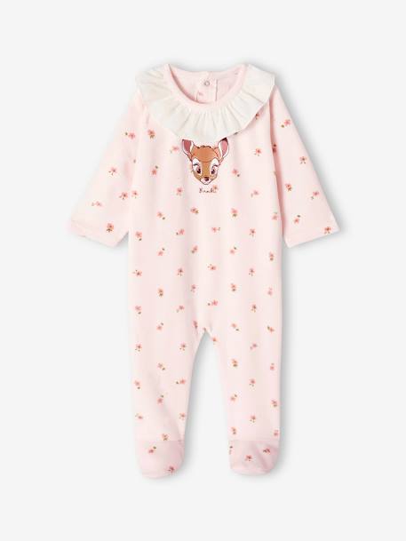 Set van 2 fluwelen slaappakjes voor baby's Disney® Bambi rozen - vertbaudet enfant 