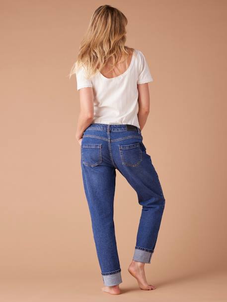 Slim zwangerschapsjeans ENVIE DE FRAISE denimgrijs+ongewassen denim - vertbaudet enfant 