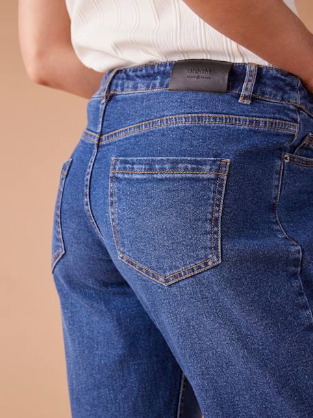 Slim zwangerschapsjeans ENVIE DE FRAISE denimgrijs+ongewassen denim - vertbaudet enfant 