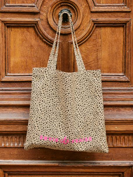 Tote bag ENVIE DE FRAISE beige - vertbaudet enfant 