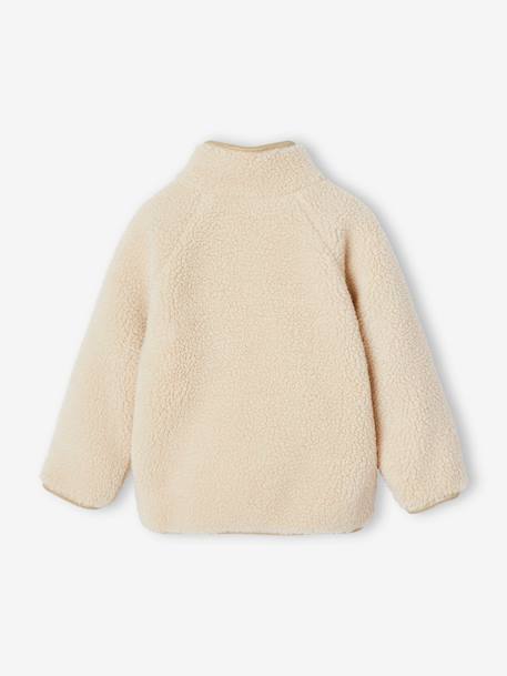 Sherpa meisjesvest vanille - vertbaudet enfant 