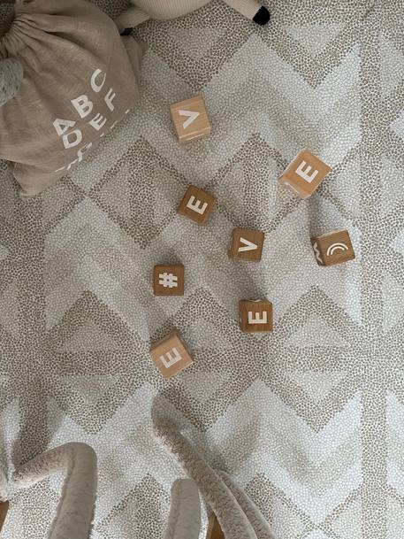 Kilim EEVEVE puzzel speelmat groen+zandbeige - vertbaudet enfant 