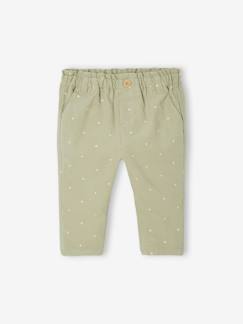 Baby-Broek, jean-Ribfluwelen paperbag broek voor baby's