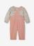 Babyset blouse + salopette karamel+oudroze - vertbaudet enfant 