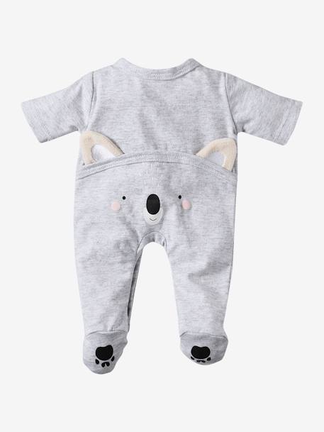 Koala pyjama voor 30/33 cm en 36 cm poppen grijs - vertbaudet enfant 