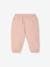 Fluwelen battlebroek met fleece voering voor baby's roze (poederkleur) - vertbaudet enfant 