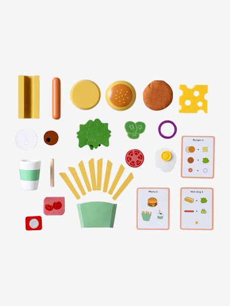 Set afhaalmenu's in FSC 100%®-hout wit - vertbaudet enfant 