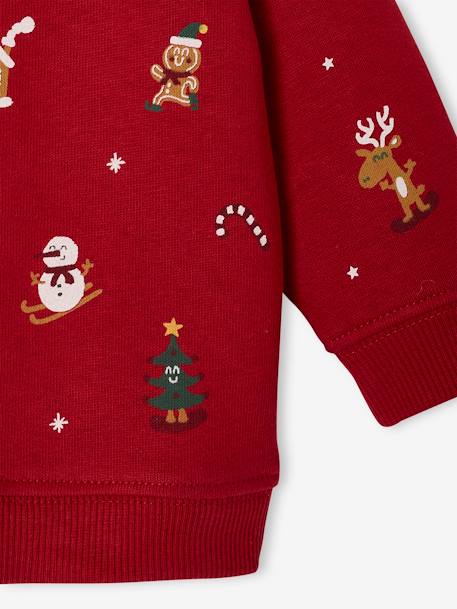 Baby Weihnachts-Geschenkset: Sweatshirt & Mütze rood - vertbaudet enfant 