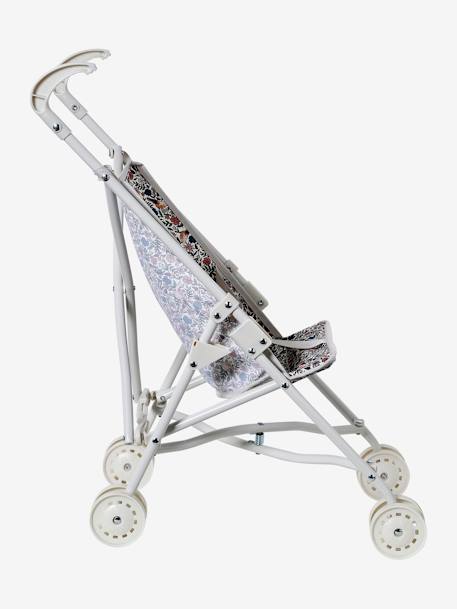 Rieten kinderwagen voor pop ecru+geel+groen+wit - vertbaudet enfant 