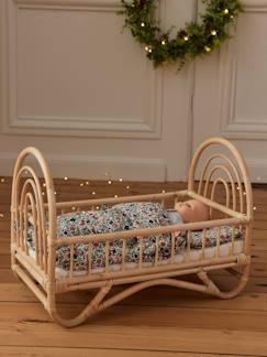 Speelgoed-Poppen-Poppen en toebehoren-Rotan bed voor babypop